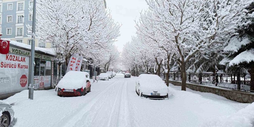 Kış Geri Döndü.. Patnos’ta Kar Kalınlığı 40 Santimetreye Ulaştı!