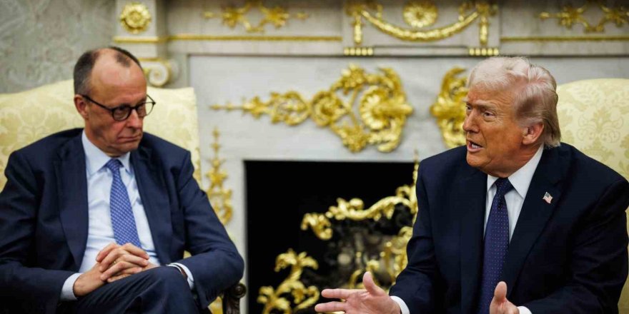 Almanya Başbakanı Merz, Beyaz Saray’da Trump İle Bir Araya Geldi