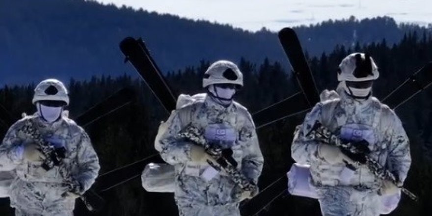 Msb Komandoların Sarıkamış’ta Dondurucu Soğuktaki Tatbikatını Paylaştı