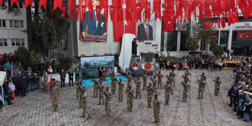 Artvin’de 7 Mart Kurtuluş Günü..  105. Yıl Törenlerle Kutlandı!