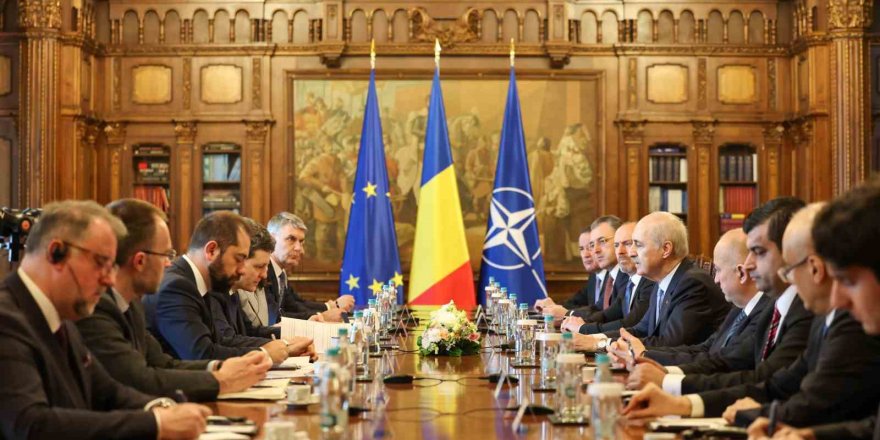 Tbmm Başkanı Kurtulmuş, Romanya Cumhurbaşkanı Dan Tarafından Kabul Edildi