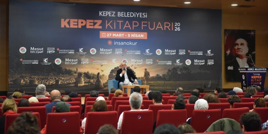 Ercan Kesal, Kepez Kitap Fuarı’nda.. Yazmanın Temeli Disiplinli Okumaktır!