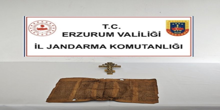 Erzurum’da Tarihi Eser Operasyonu