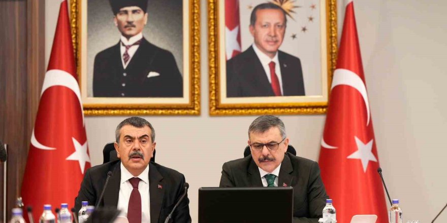 Bakanlardan, 81 İl Valisi ve İl Milli Eğitim Müdürü İle Toplantı