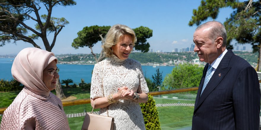 Erdoğan ile Kraliçe Mathilde Görüştü.. Türkiye-AB İlişkileri Masaya Yatırıldı!