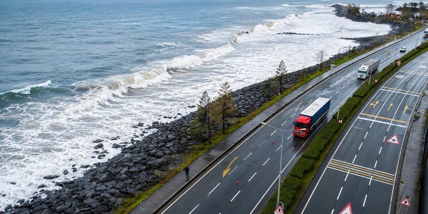 Karadeniz Sahil Yolu Viyadüklerle Değirmendere Tüneli’ne Bağlanıyor