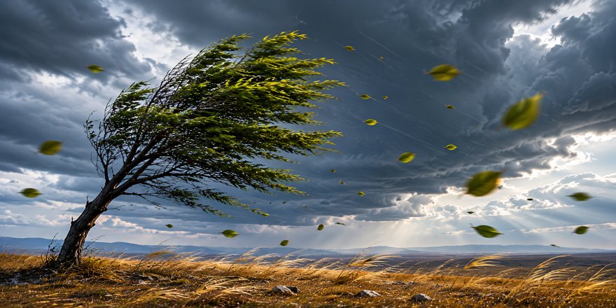 Kars’ta Fırtına Etkili Oldu.. Çatılar Uçtu, Güneş Panelleri Arazilere Savruldu!