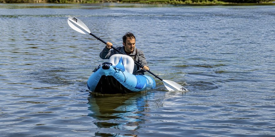 Kura Nehri’nde Kano Keyfi.. Öğretmenler Doğa ve Sporu Bir Araya Getirdi!