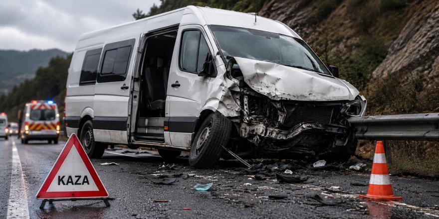 Tekman'a Giden Yolcu Minibüsü Devrildi.. Aralarında Çocukların da Olduğu 15 Yaralı!