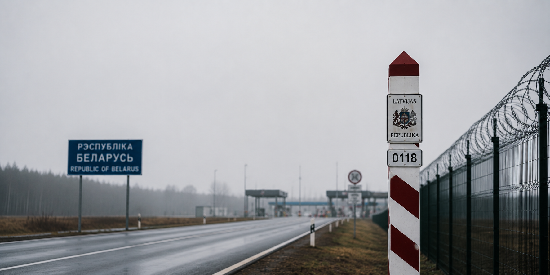 Letonya'dan Belarus Sınırı'nda Yeni Karar.. Tek Açık Kapı da Geçici Olarak Kapatıldı!