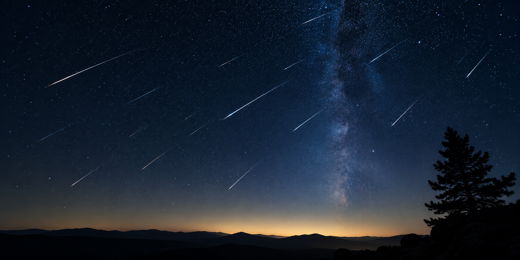 Perseid Meteor Yağmuru Türkiye Semalarında Görüldü.. Gökyüzünde Işık İzleri Oluştu!