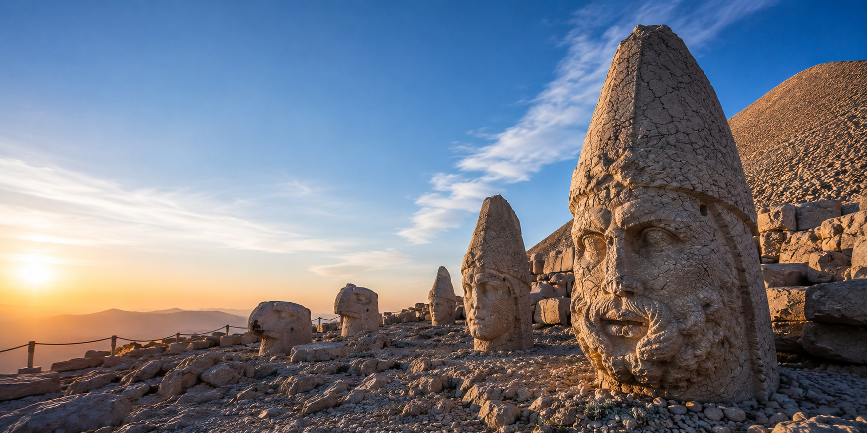 Nemrut Dağı’ndaki Heykeller Güçlendiriliyor.. Koruma Çalışmaları Sürüyor!