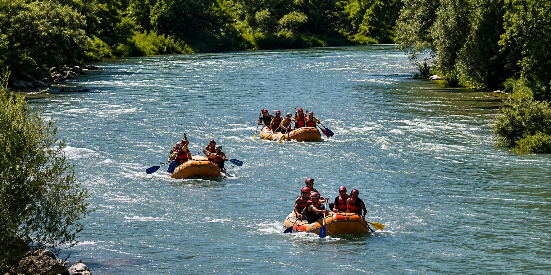 İspir’de Rafting Yarışı.. Çoruh Nehri’nde Sporcular Zorlu Parkurla Mücadele Etti!