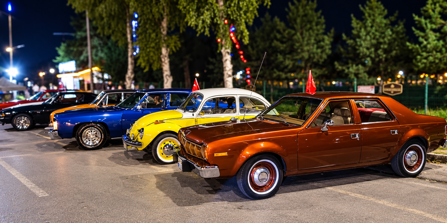 Klasik Araçlar Erzurum Caddelerinde Buluştu.. 18 Otomobille Nostalji Turu!