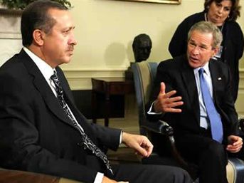 Erdoğan ile Bush Görüştü