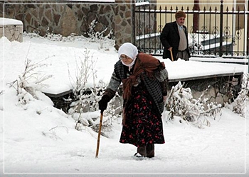 Kars'tan KARA KIŞ Manzaraları