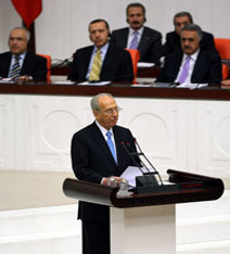 Peres, TBMMde Konuştu