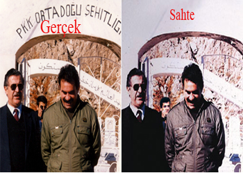 Öcalan ve Çatlı Fotoğrafları Montaj