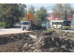 Buttim Kavşağında İnşaat Başladı, İstanbul Yolu Rahat Nefes Alacak