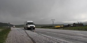 Digor’da Dolu Yağışı