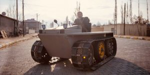 Iğdırlı Çiftçi “Paletli Arazi Aracı” Üretti