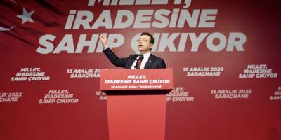 Saraçhane’de İmamoğlu’na Destek Buluşması