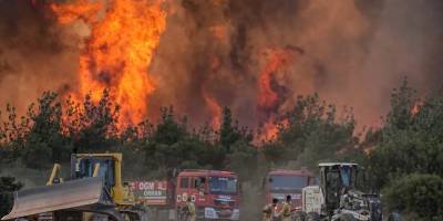 Tekirdağ'da Orman Yangını Kontrol Altına Alınmaya Çalışılıyor.. Otoyol Trafiğe Kapatıldı!