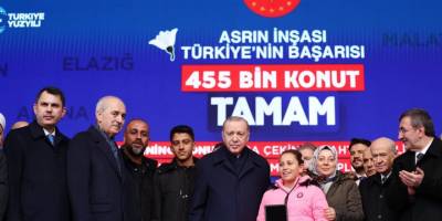 Hatay'daki Açılış Töreni.. Erdoğan ve Bahçeli'den Dayanışma Mesajları!