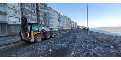 Kastamonu’da Dev Dalgalar Sahillere Zarar Verdi