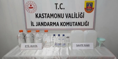 Kastamonu’da Yılbaşı Öncesi Kaçak Alkol Operasyonu