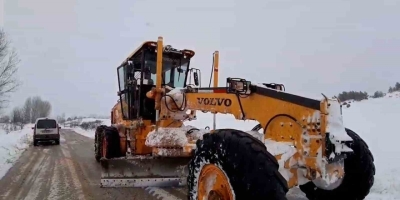 Mudurnu’da Karla Mücadele Çalışmaları Aralıksız Sürüyor