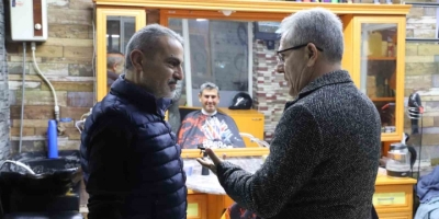 Başkan Tetik’ten Nazilli Esnafına Yeni Yıl Kutlaması