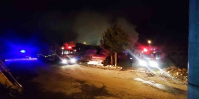 Konya’da Marangoz Atölyesinde Yangın