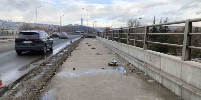 Fatih Köprüsü’ndeki Açık İnşaat Alanı, Ana Arterdeki Trafiği Tehlikeye Sokuyor