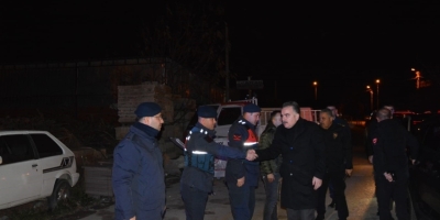 Kaymakam Odabaş Yeni Yılda Görev Başındaki Personeli Yalnız Bırakmadı