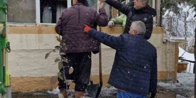 Tomarza’da Yangın