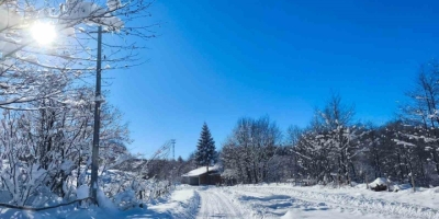 Ordu’nun Yüksek Kesimlerinde Kar Manzarası