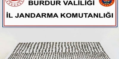 Burdur’da Bin 3 Adet Sikke Ele Geçirildi