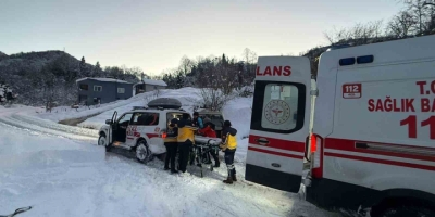 Giresun Umke, Kar Nedeniyle Ulaşılamayan Köyde Hastaya Umut Oldu