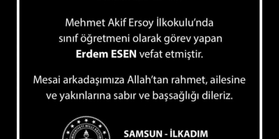 Sınıf Öğretmeni Kalp Krizi Sonucu Hayatını Kaybetti