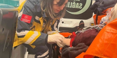 Karla Kaplı Yollarda Zamana Karşı Yarış Kameraya Yansıdı