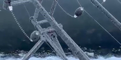 Eksi 22 Derecede Olta Buz Tuttu