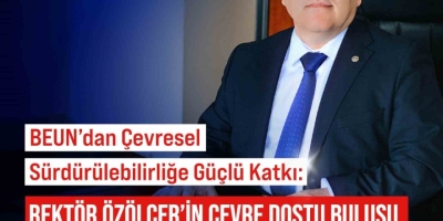 Rektör Özölçer’in Çevre Dostu Buluşu, Türkpatent Tarafından Tescillendi