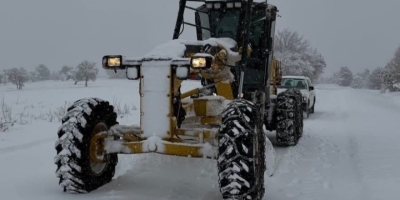 Amasya’da Kardan Kapalı Köy Yolu Kalmadı: 180 Köy Yolu Ulaşıma Açıldı