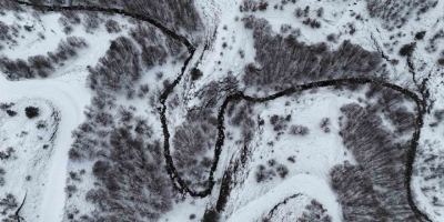 Kastamonu’da Karla Kaplanan Dağlarda Hayran Bırakan Manzaralar