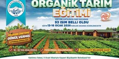 Organik Tarım Temel Eğitim Programı’na Katılmaya Hak Kazananlar Açıklandı