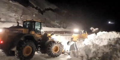 Macahel Geçidi’nde Karla Mücadele 10 Gündür Gece Gündüz Sürüyor