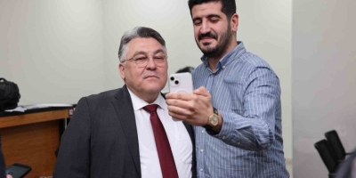 Rektör Özölçer’den Final Haftasında Öğrencilere Moral Ziyareti