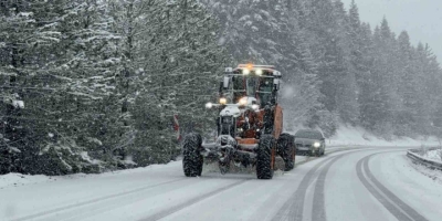Karabük’ün Yüksek Kesimlerinde Kar Yağışı Etkili Oluyor