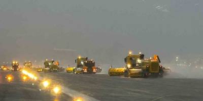 Sabiha Gökçen Havalimanı’nda Karla Mücadele Çalışması